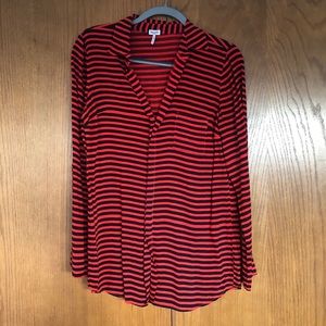 Striped‎ Cotton Button up
